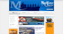 Desktop Screenshot of maritimemag.com
